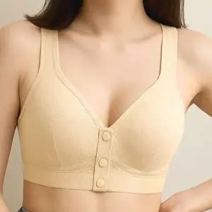 여성 브래지어 풀컵 노와이어 빅사이즈 여성 브라자 데일리 편안한 와이어