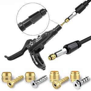 BH90 SRAM Magura Tektro 사이클 유압 브레이크 커넥터 교체 부품 용 자전거 올리브인서트