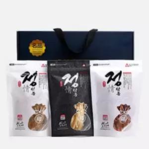 건어물 설 명절 선물 세트 3종 슬라이스 오징어 양태구이채 참쥐포 술 안주 주전부리