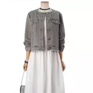 쉬즈나인 [쉬즈넘버나인]슬램 라운드 청자켓