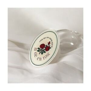 느랑 빈티지 라비앙로즈 디자인 예쁜 투명 모양톡 아이폰 갤럭시 Z플립 핸드폰 거치대