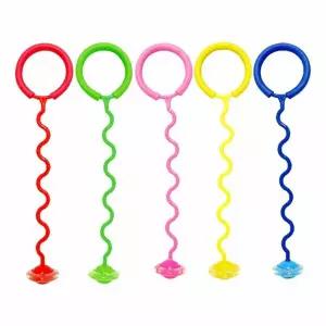 발목 줄넘기 한발 64cm 줄넘기 유산소 운동 S자 LED 발목줄넘기 발줄넘기