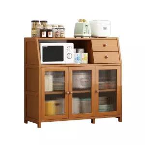 빈티지 찬장 옛날 주방 그릇장 원목 유리