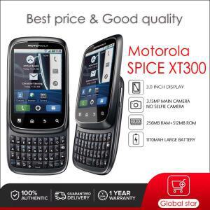모토로라 스파이스 XT300 언락 리퍼비시 휴대폰 GSM 850  900 1800 좋은 품질 영어만 지원