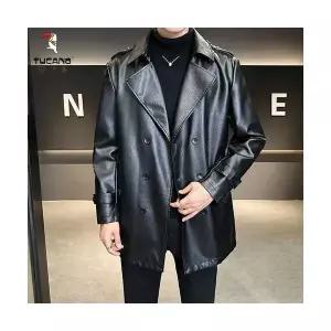 남성 잠바 블루종 항공 딱따구리 추동 에닝 진가죽 양가죽 트렌치 하프코트 MF4