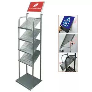 국내산 매장 광고 홍보 안내지 진열 4단 카다로그 스탠드 전시용 카페 홍보물