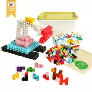 수학교구 수블럭 소마 연결큐브 매쓰큐브 500 신개념 인지능력 뇌과학 블록