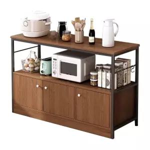 원목 렌지대 전자레인지장 80x30x78cm 오븐장 아이보리 밥솥장 주방 장식장 수