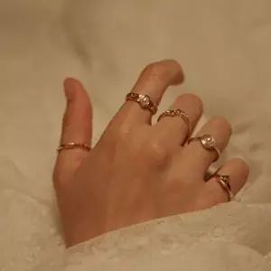 여성 진주 반지세트 매력적인 파티 악세사리-WFIK6BL