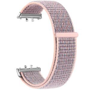 삼성 갤럭시 핏 3 용 나일론 루프 스트랩 삼성 갤럭시 핏 3 시계 밴드 액세서리 용 스마트 팔찌 손목 밴드