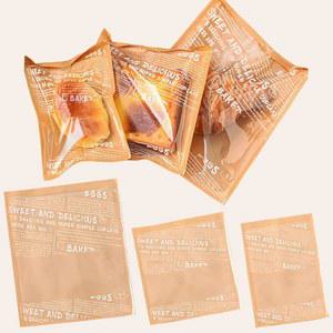 20 50 조각 샌드위치 밀봉 창이 투명 도넛 간식 다닐 봉투를 종이 봉투 포장 있는 가지고