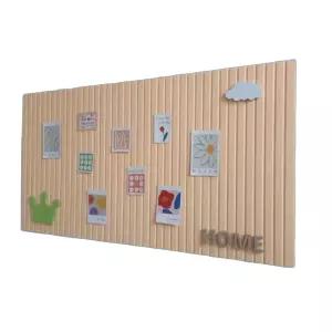 학교펠트보드전시판 부착 메뉴 사진 스티커 천