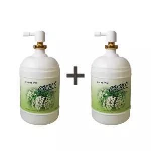 화장실 방향제 자동분사기 쿠모 리필 아카시아 2개