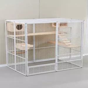 고양이 격리장 이동식 울타리 카페 애견 철장 케이지