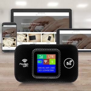 원피스 카드 SIM 카드 슬롯이 있는 M9S 4G LTE 와이파이 라우터 무선 휴대용 잠금 해제 모뎀 차량용 포켓 1