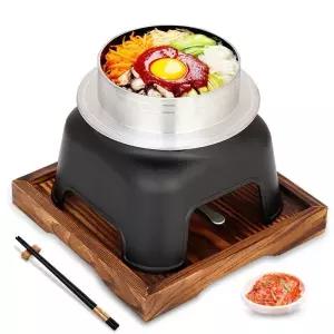 소형가마솥 1인용 솥단지 누룽지 솥밥 가정용 냄비 미니 돌솥밥 밥솥 뚝배기 여행용 즉석 전통 캠핑