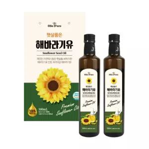 올리오도로 해바라기씨유 500ml 2개  10개