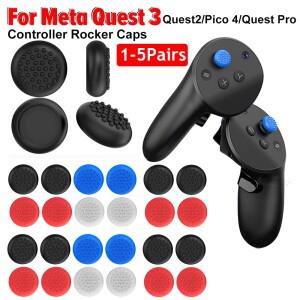 컨트롤러 썸 커버 메타 퀘스트 3 피코 프로 실리콘 스틱 VR 액세서리 1-5 쌍