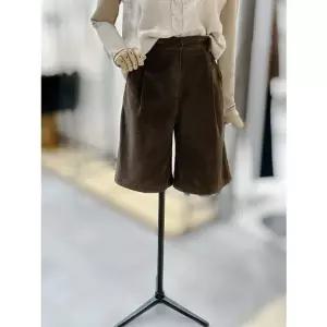 [갤러리아] [반에이크]코듀로이 핀턱 기모반바지(VB5ZSLM310Z)