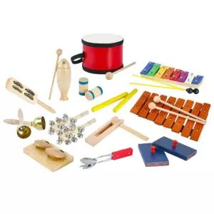 시립유치원 리듬놀이용 두드리기 원목악기 16종세트 쉐이커 이모선물 유아장난감