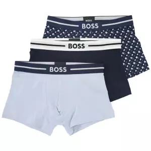 [휴고보스] 로고 밴드 50531694 960 보스 3-PAC 트렁크 휴고보스 3종 세트 남성 박서브리프 드로즈
