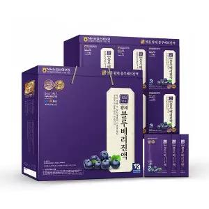 명품 황제 블루베리 적포도 진액 프리미엄 즙 60ml 30포 명절 선물 세트