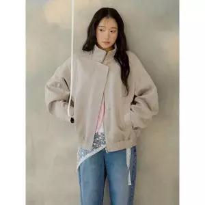 [올리브데올리브](김해점)오버핏 스웨이드 블루종 점퍼 OE6XJ874