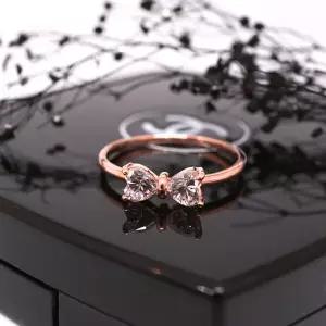 [오팔하우스] 14k 리본 큐빅 반지 OPDLR3984