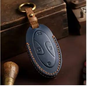 카밀라 아이오닉6 가죽 스마트키 케이스 자동 차키 홀더 키링 커버 차량 액세서리 동키