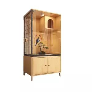 원목 새장 앵무새 대형 나무집 조류 초대형 새집