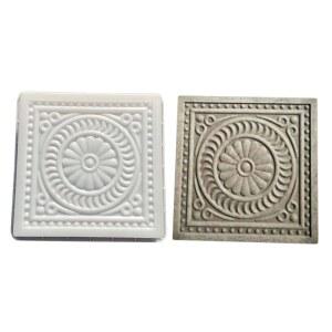 키산겔 벽돌 몰드 14.5인치 정사각형 디딤돌 시멘트 파티오 콘크리트 야드 정원 경로용 페이버