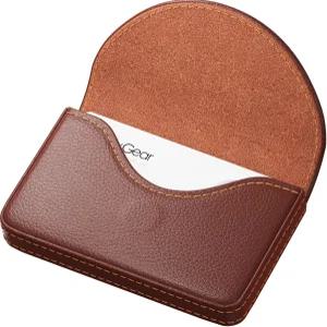 맥스기어 명함 지갑용 PU 가죽 케이스 남성 또는 여성용 포켓 여행용 홀더 지갑 휴대용 마그네틱 캐리어