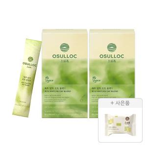 NEW 오설록 제주말차 오트 블렌드 10입, 2개 + 증정(그린티웨하스 17g, 1개)