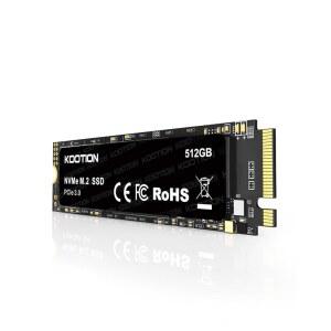 KOOTION 512GB PCIE 3.0 M.2 내장 솔리드 스테이트 드라이브 PCLE 3.0X4 SSD NVME M.2 2280 내장 SSD 최대 3500MB /S PCIE 3세대 NVME SSD 열용량이 적은 대용량 스토리지 M.2 내장 솔리드 스테이트 하드 드라이브