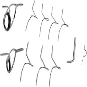 요오판돌 플라이 낚싯대 가이드 세트 수리 낚시 도구 팁 DIY 키트