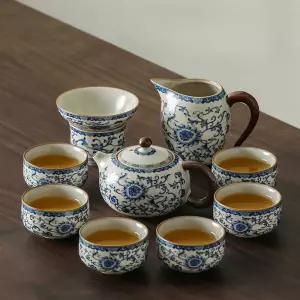 자사호 다기 세트 다도세트 중국 고급형 청나무다기