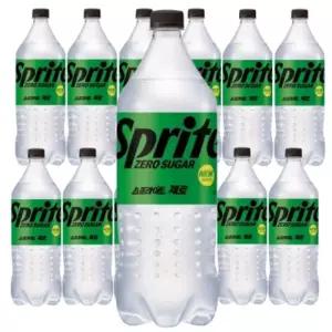 스프라이트 제로 1.5 x12개 리뉴얼/페트/사이다/업소용/학교/간식/캔/음료수/묶음/돌봄/교실/대용량/음료