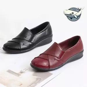 모던 캐주얼 여성 키높이 로퍼 부드러운 유광 여성로퍼 로퍼 털로퍼 단화 로퍼힐 겨울로퍼