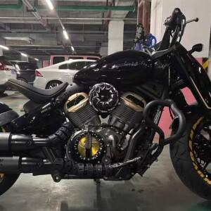 벤다 나폴레옹 보브500 친칠라 튜닝 좌우 레트로 터빈 에어 필터 장식 악세사리