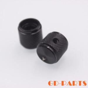 호환 솔리드 기타 AMP 이펙트 페달 캐비닛 알루미늄 노브 버튼  샤프트 홀 CNC 가공 실버 블랙 골든  13x13