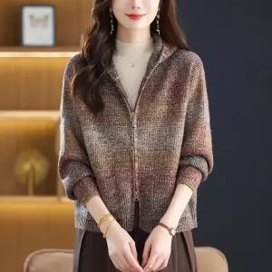 여자티 맨투맨 니트 후드 숏 가을 겨울 빅사이즈 집업 가디건 야구복 원템4