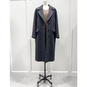 [ZOOC](대구신세계)(25년 겨울) 쥬크 싱글 카라 울 블렌디드 롱 코트 Z254MSG006