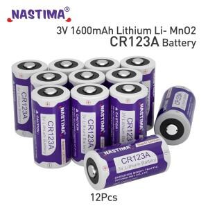 CR123A 3V 리튬 배터리 CR17345 1600mAh 고전력 포토 손전등 카메라 완구용 팩/박스