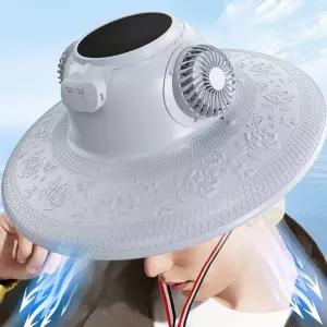 선풍기 모자 열 USB 야외작업 휴대용 옵션 몽피