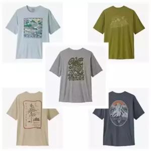 파타고니아 [파타고니아코리아] 멘즈 캐필린 쿨 데일리 그래픽 셔츠 - 랜즈 45385Q5