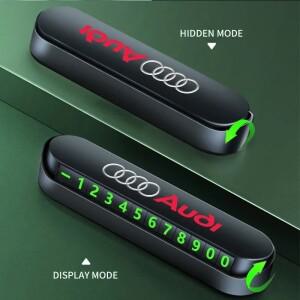 Sline A4 TT A6 A3 A8 Q3 Q5 Q7 Q8 자동차 액세서리에 대 한 아우디 전화 번호 카드 플레이트 스티커에 1Pc