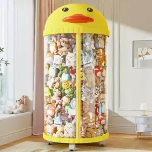 솜인형 보관함 장난감 벽걸이 장식장 보관통 수납 진열함