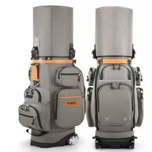 pgm 바퀴달린 캐디백 휠 캐리어 휴대용 남녀 여자 기내용 초경량 골프백 투명 가방