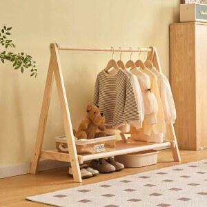 원목 옷걸이 스탠드형 행거 상점 외출복 월넛48cm 코트랙 엔틱 꾸미기 화이트 모던행거