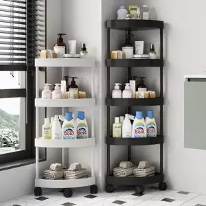 화장실 욕실 코너 선반 공간 활용 틈새 수납장 다용도 모서리 거치대 정리대 플라스틱